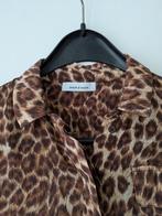 Blouse panterprint maat 38 merk Samsoe & Samsoe, Kleding | Dames, Verzenden, Zo goed als nieuw, Maat 38/40 (M), Bruin