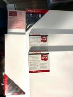 Opgespannen schildersdoeken diverse maten, Ophalen, Nieuw, Doek