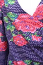 Overslagjurk paars/ rood Lien & Giel mt XL Vaste Prijs OPRUI, Kleding | Dames, Jurken, Paars, Maat 46/48 (XL) of groter, Ophalen of Verzenden