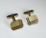 Vintage vergulde manchetknopen., Ophalen of Verzenden, Gebruikt, Overige materialen, Verguld