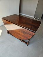 Mahoniehouten eettafel, Ophalen, Gebruikt, Rechthoekig, 50 tot 100 cm