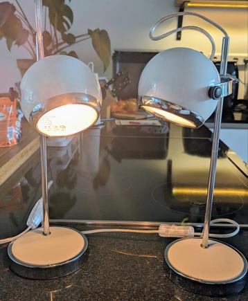 2 stuks Leitmotiv Vintage tafellampjes Space Age
 beschikbaar voor biedingen