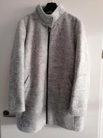 Licht grijze gemêleerde jas, maat 46, Kleding | Dames, Jassen | Winter, Ophalen of Verzenden, Zo goed als nieuw, Maat 46/48 (XL) of groter