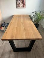 Grote Eettafel - 240x100cm, Ophalen, Eikenhout, 200 cm of meer, 50 tot 100 cm