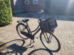 Zwarte Transportfiets met Krat - Heeze, Ophalen of Verzenden, Gebruikt, Overige merken, (Extra) lage instap