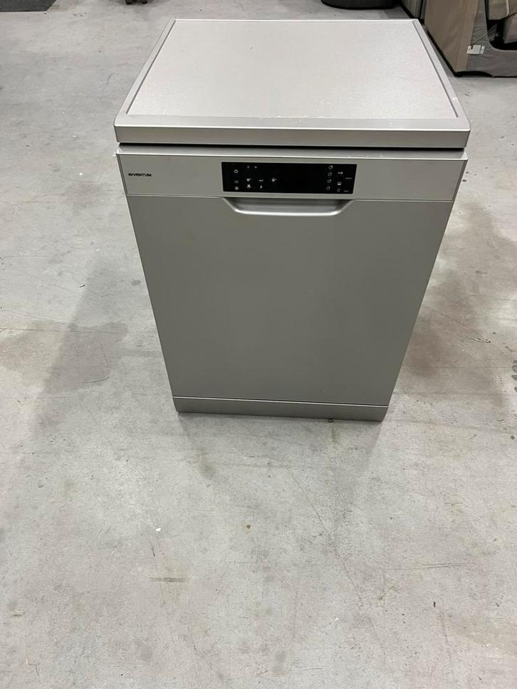 Inventum vaatwasser VVW6030AS – zilvergrijs, schoon en stil, Witgoed en Apparatuur, Vaatwasmachines, Zo goed als nieuw, 85 tot 90 cm