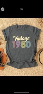 Grijs shirt ‘Vintage 1980’ mt. 52 SHEIN, Kleding | Dames, Grote Maten, Ophalen of Verzenden, Grijs, Shirt of Top