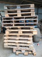 Te koop; pallets 1 keer gebruikt., Doe-het-zelf en Verbouw, Hout en Planken, Ophalen of Verzenden, Zo goed als nieuw, Minder dan 200 cm