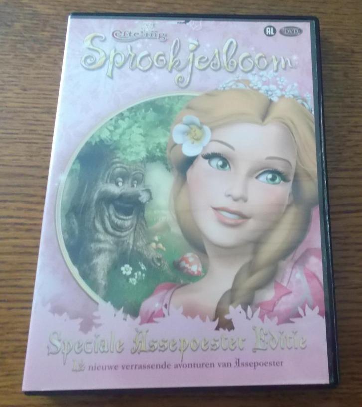 dvd Efteling - Sprookjesboom Speciale Assepoester Editie, Cd's en Dvd's, Dvd's | Tekenfilms en Animatie, Zo goed als nieuw, Europees