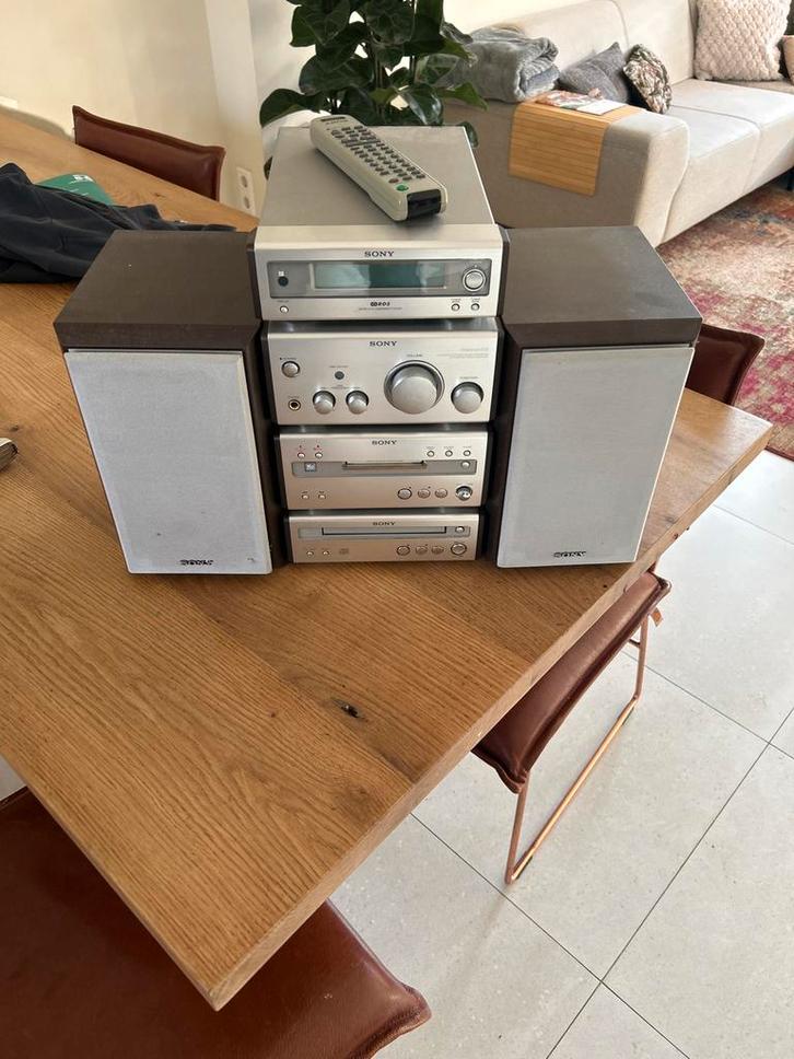 Sony Stereo Installatie - Radio, CD, Cassette, Audio, Tv en Foto, Stereo-sets, Gebruikt, Cassettedeck, Sony, Microset, Ophalen