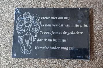 NIEUW: Luxe gedenkplaatjes NEW DUTCH spiegelletters beschikbaar voor biedingen