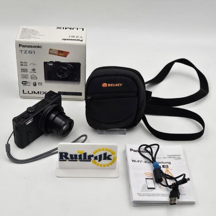 Panasonic Lumix TZ-61 digitale camera - Zgan, Audio, Tv en Foto, Fotocamera's Digitaal, Zo goed als nieuw