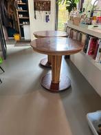 Ronde café tafel - 80 cm, Ophalen, Gebruikt, Rond, Tot twee personen
