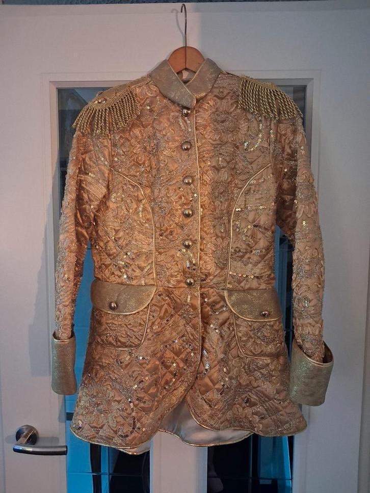 Goudkleurig feestelijk jasje - Zo goed als nieuw!, Kleding | Heren, Carnavalskleding en Feestkleding, Zo goed als nieuw, Kleding