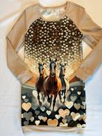 Jurkje recht model paarden maat 134/140, Kinderen en Baby's, Kinderkleding | Maat 134, Meisje, Geen, Nieuw, Ophalen of Verzenden