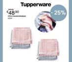 Tupperware Droogdoeken / Keukendoeken (4), Huis en Inrichting, Keuken | Tupperware, Ophalen of Verzenden, Nieuw, Overige typen