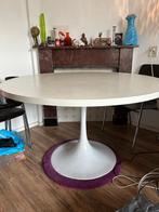 Tafel tulp voet 120 cm doorsnede, Huis en Inrichting, Gebruikt, 100 tot 150 cm, Rond, Ophalen of Verzenden