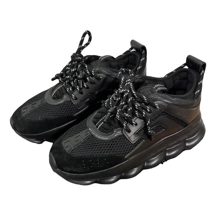 Originele Versace Chain Reaction Sneakers Maat 40, Kleding | Dames, Schoenen, Zo goed als nieuw, Sneakers of Gympen, Zwart, Ophalen of Verzenden