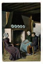 Laren Blaricum Klederdracht  1914, Ophalen of Verzenden, Voor 1920, Gelopen, Noord-Holland