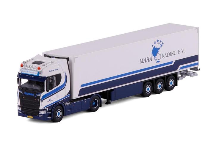 Scania S Highline met Koeloplegger - Maha Trading B.V., Hobby en Vrije tijd, Modelauto's | 1:50, Nieuw, Bus of Vrachtwagen, Overige merken