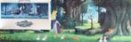 Disney puzzel 950 stukjes Panorama Tenyo Japan cinderella, Ophalen of Verzenden, 500 t/m 1500 stukjes, Zo goed als nieuw, Legpuzzel
