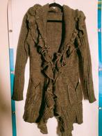 Sophyline Vest bruin s/m gebreid, Maat 38/40 (M), Bruin, Verzenden, Zo goed als nieuw