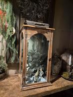 Zeer groot windlicht wintertafereel, Diversen, Kerst, Ophalen