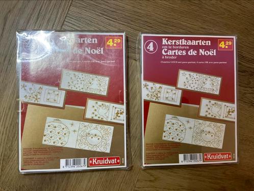 2 borduurpakketjes om kaarten te maken, Hobby en Vrije tijd, Borduren en Borduurmachines, Nieuw, Borduurpakket, Handborduren, Ophalen of Verzenden