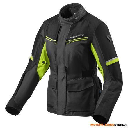 REVIT! Outback 3 Dames Motorjas, Zwart-Neon Geel, Motoren, Kleding | Motorkleding, Nieuw met kaartje, Ophalen of Verzenden