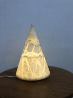 Albast natuurstenen lamp - Italiaans ontwerp - vintage, Ophalen of Verzenden, Gebruikt, Italiaans, Minder dan 50 cm