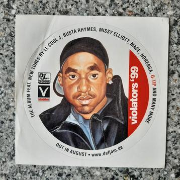 Vintage sticker 2Pac Hiphop Def records violators 99 album beschikbaar voor biedingen