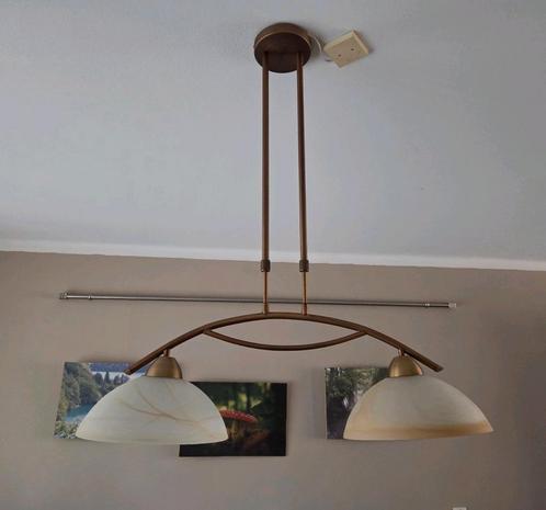 Set lampen 4 stuks., Huis en Inrichting, Lampen | Hanglampen, Zo goed als nieuw, 75 cm of meer, Ophalen