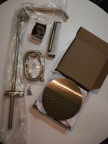 Essebango gouden regendouche/stortdouche excl.thermostaat!!  beschikbaar voor biedingen