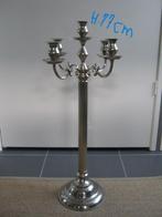 metalen 5 arms kandelaar H77cm, Ophalen, Gebruikt, Kandelaar, Metaal