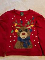 Kersttrui met rendier - Maat 128/134, Kleding | Heren, Truien en Vesten, Ophalen, Zo goed als nieuw, Maat 46 (S) of kleiner, Rood