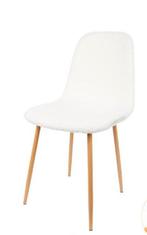 Teddy eetkamerstoelen, Huis en Inrichting, Stoelen, Ophalen, Wit, Zo goed als nieuw, Vier