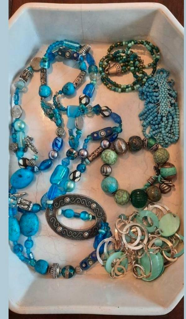 Kralen / Kettingen / Sieraden / hobby, Sieraden, Tassen en Uiterlijk, Kettingen, Zo goed als nieuw, Ophalen of Verzenden