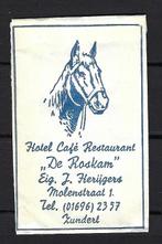 1751 Zundert hotel cafe rest DE ROSKAM, Ophalen of Verzenden, Nederland