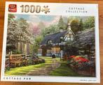 King Puzzel Cottage Pub van 1000 stuks, Ophalen of Verzenden, 500 t/m 1500 stukjes, Gebruikt, Legpuzzel