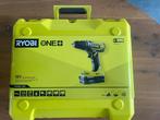 Ryobi 18V Accu Boormachine + koffer-assesoires - Nieuwstaat!, Variabele snelheid, Nieuw, Ophalen of Verzenden, Boor- en Schroefmachine