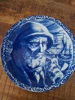 delfs blauw bord wandbord 25 cm, Ophalen of Verzenden