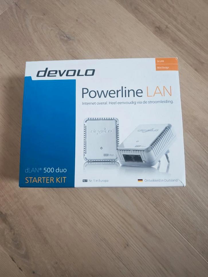 Devolo dLAN 500 duo Starter Kit, Computers en Software, Netwerk switches, Zo goed als nieuw, Ophalen of Verzenden