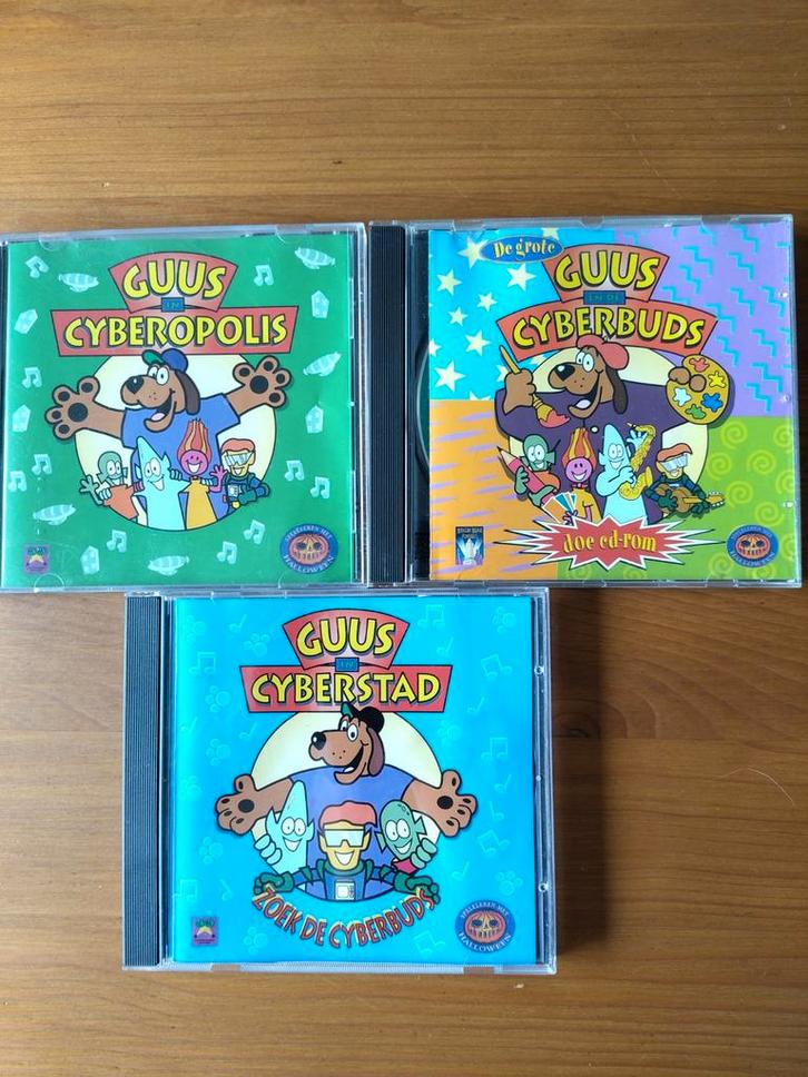 3 Guus Computer Spelletjes, Cd's en Dvd's, Cd's | Kinderen en Jeugd, Gebruikt, Educatief, 3 tot 5 jaar, 6 tot 9 jaar, Ophalen of Verzenden
