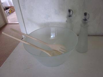 Saladeschaal complete set  ***nieuw*** beschikbaar voor biedingen