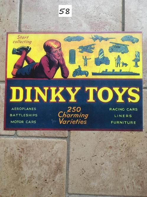 Dinky Toys poster, Hobby en Vrije tijd, Modelauto's | 1:43, Zo goed als nieuw, Overige typen, Dinky Toys, Ophalen of Verzenden