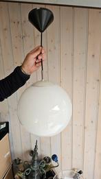 Vintage Glazen Bol Lamp, Huis en Inrichting, Lampen | Hanglampen, Ophalen