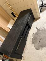 Zwart Tv Meubel, Ophalen, Overige materialen, Gebruikt, 100 tot 150 cm