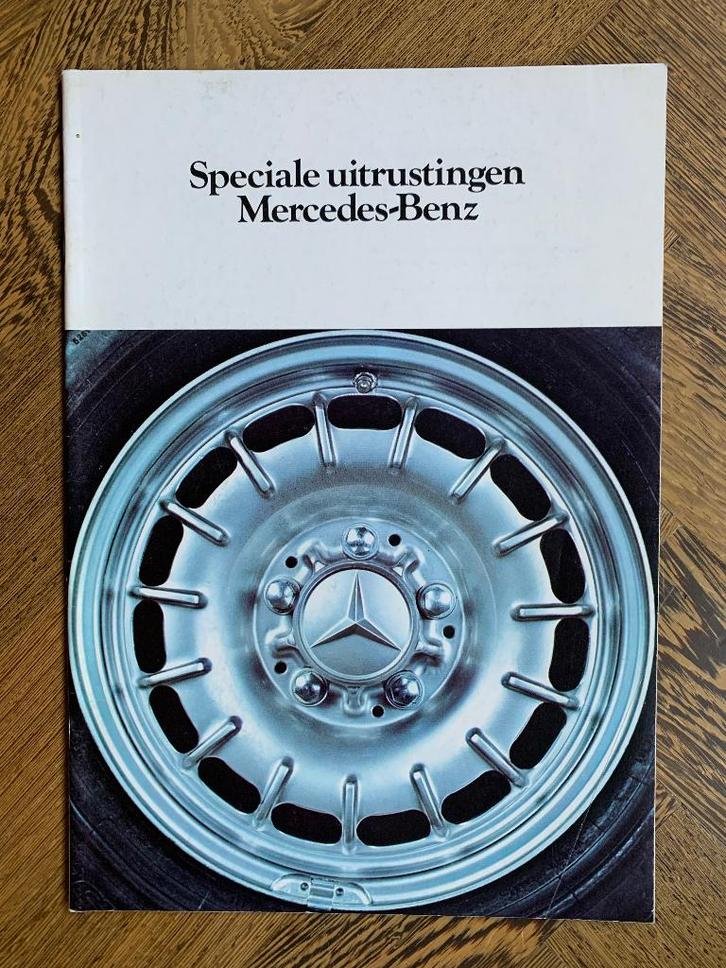 NL brochure folder Mercedes-Benz Speciale uitrustingen 1978, Boeken, Auto's | Folders en Tijdschriften, Zo goed als nieuw, Mercedes