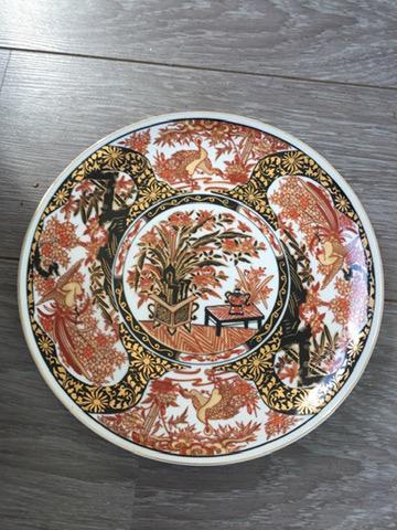Bord in Imari stijl, Antiek en Kunst, Antiek | Wandborden en Tegels, Ophalen of Verzenden