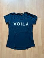 Donkerblauw dames shirt met tekst van Elvira maat m, Gedragen, Blauw, Maat 38/40 (M), Ophalen of Verzenden